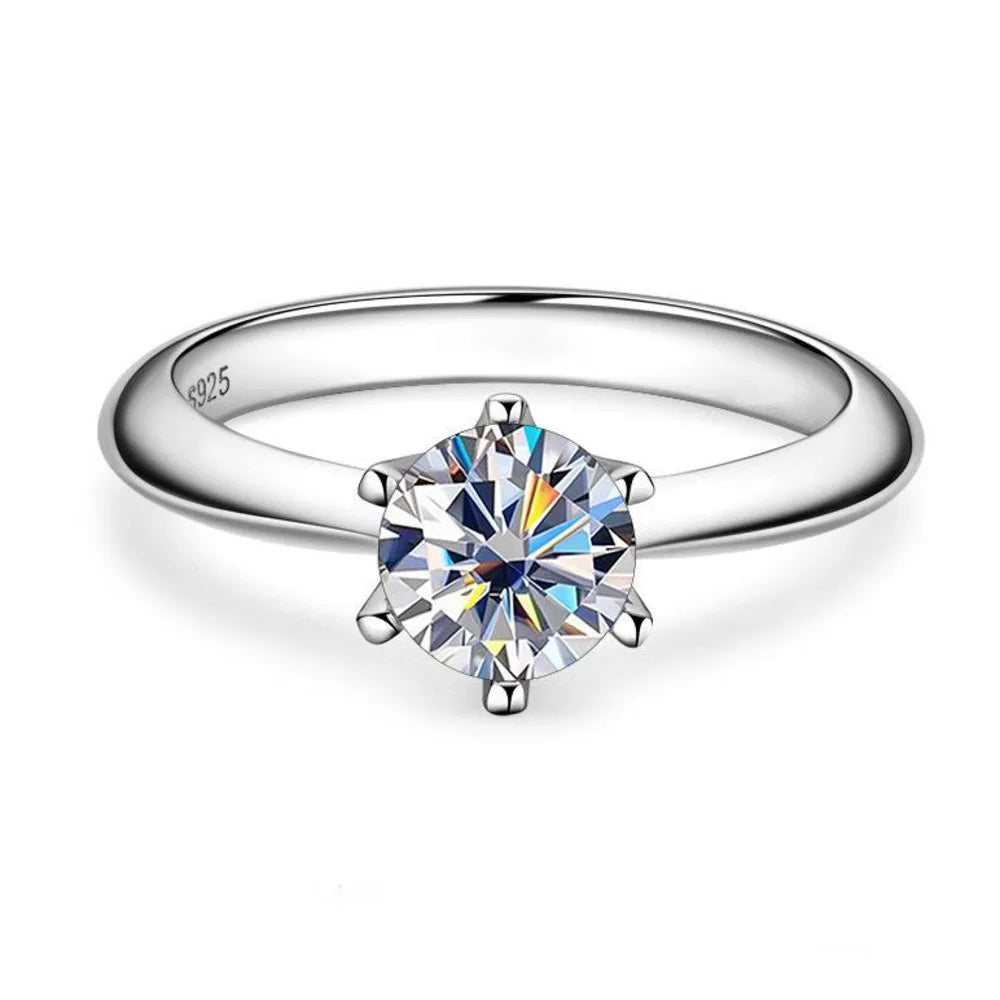 Regina- Moissanite Anello
