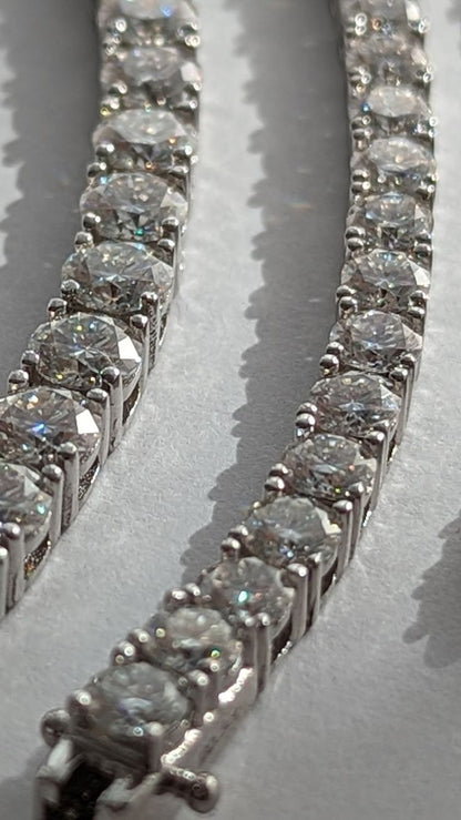 LEI- Bracciale Tennis in Moissanite a Pavé Totale