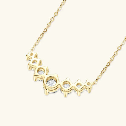 Smile- Collana Elegante con Pietre di Moissanite