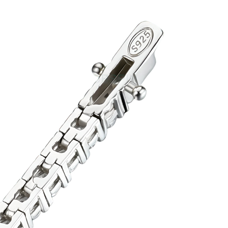 LEI- Bracciale Tennis in Moissanite a Pavé Totale