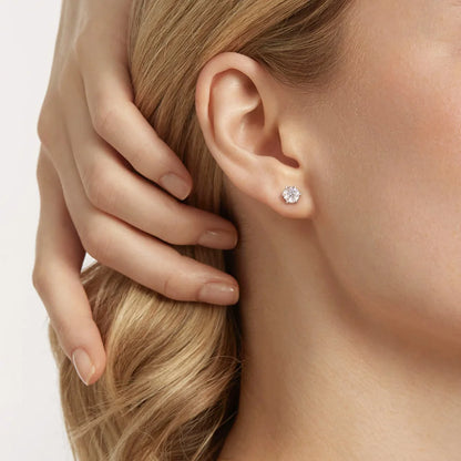 RIO-Orecchini Con Pietra Moissanite