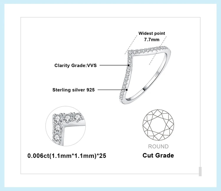 FIFI-Anello Moissanite D Colore