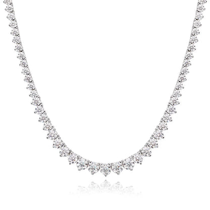 LILI – Elegante Collana Tennis con Moissanite (3 Griffe)
