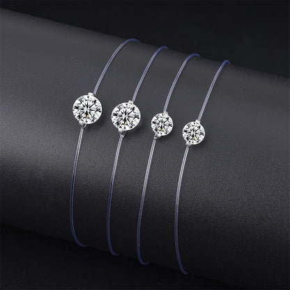 KITI-Bracciale Moissanite Donna – 6/8/9mm, Argento S925