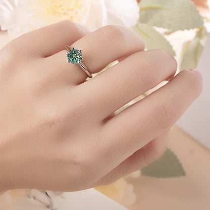 Regina- Moissanite Anello