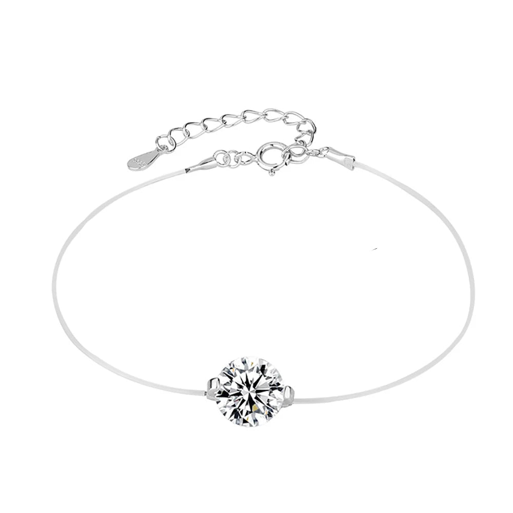 KITI-Bracciale Moissanite Donna – 6/8/9mm, Argento S925
