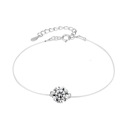 KITI-Bracciale Moissanite Donna – 6/8/9mm, Argento S925