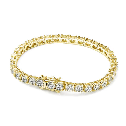 LEI- Bracciale Tennis in Moissanite a Pavé Totale