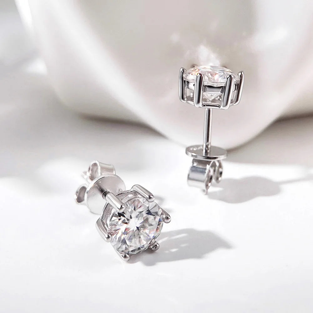 RIO-Orecchini Con Pietra Moissanite