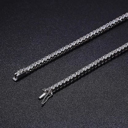 LOLINA- Collana da Tennis con Pietre Moissanite