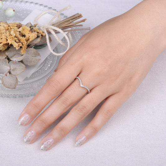 FIFI-Anello Moissanite D Colore