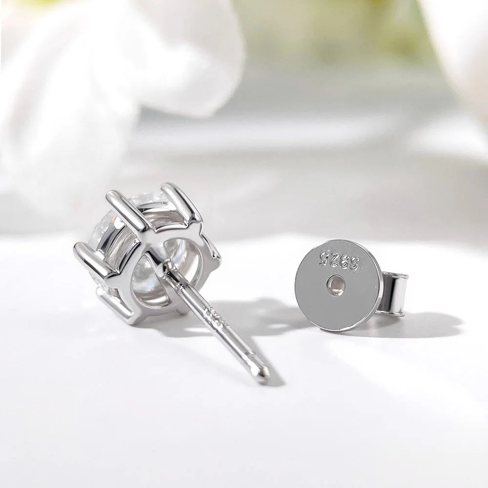 RIO-Orecchini Con Pietra Moissanite