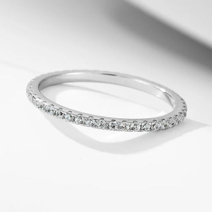 MNM-Set di Anelli in Argento sterling S925 con zircone 7x10mm 3,5CT