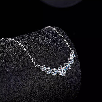 Smile- Collana Elegante con Pietre di Moissanite