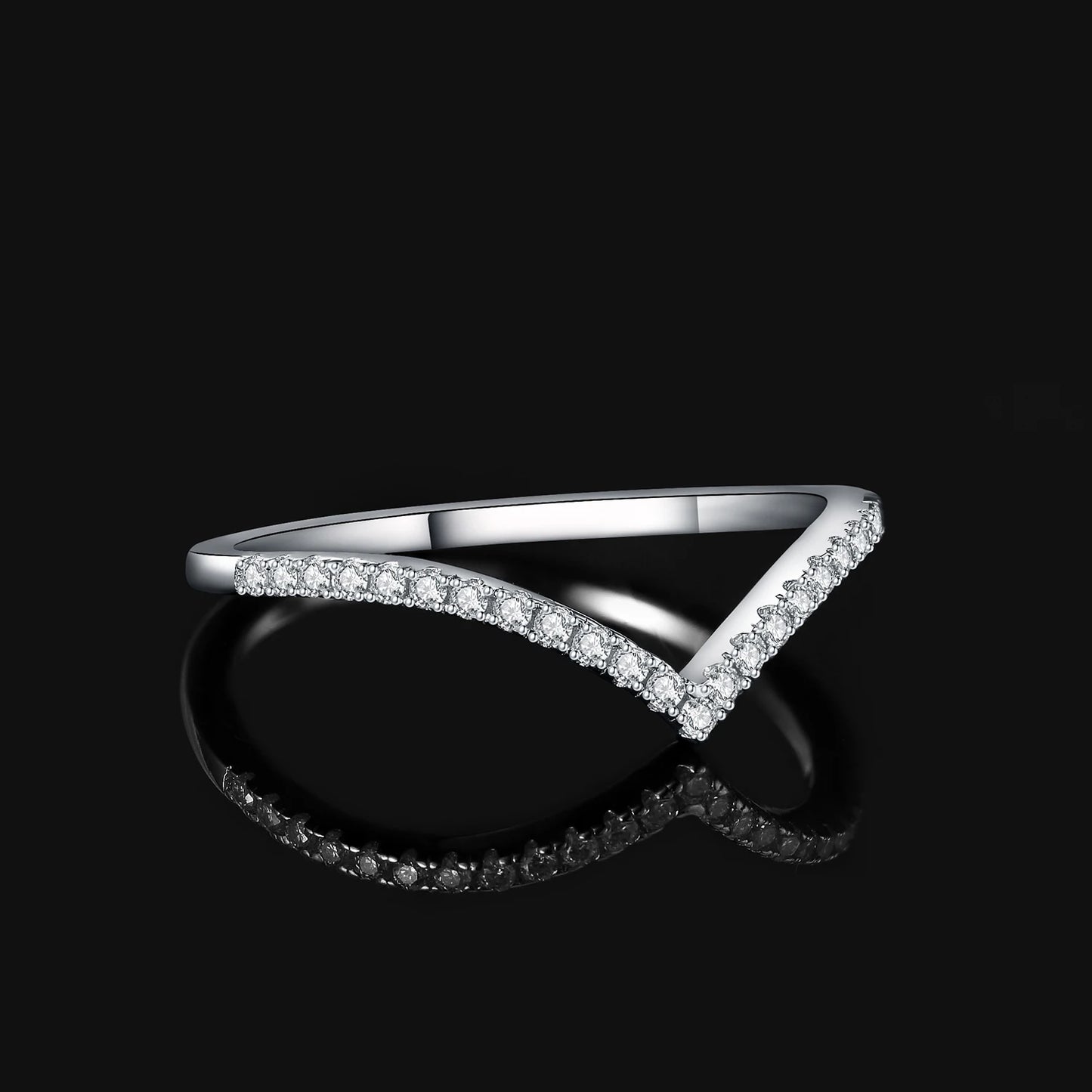 FIFI-Anello Moissanite D Colore