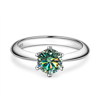 Regina- Moissanite Anello